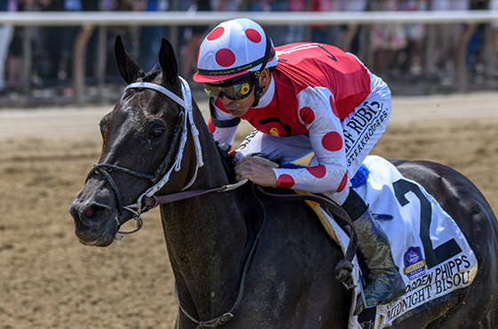 midnight bisou wins the ogden phipps